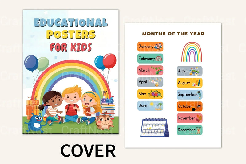 Educational Posters for Kids - CraftNest - Digital Crafting and Art