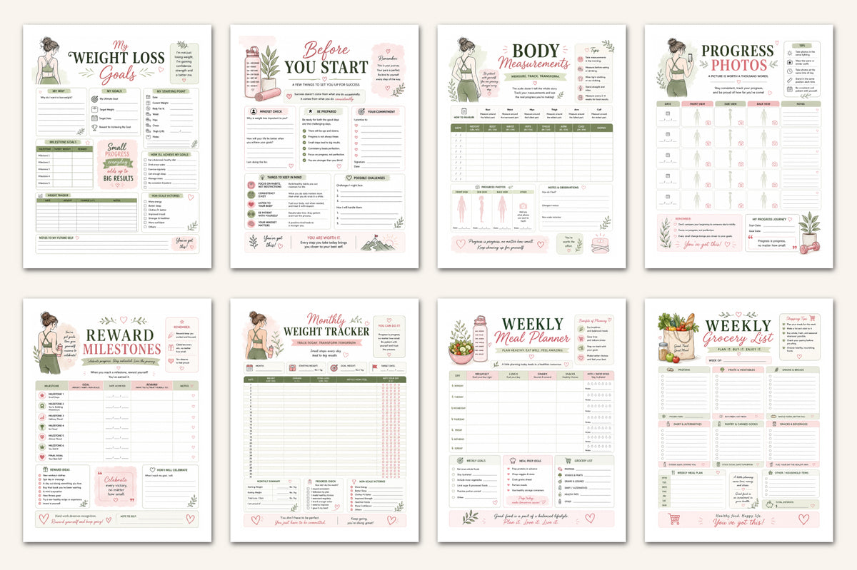 Weight Loss Planner 2027