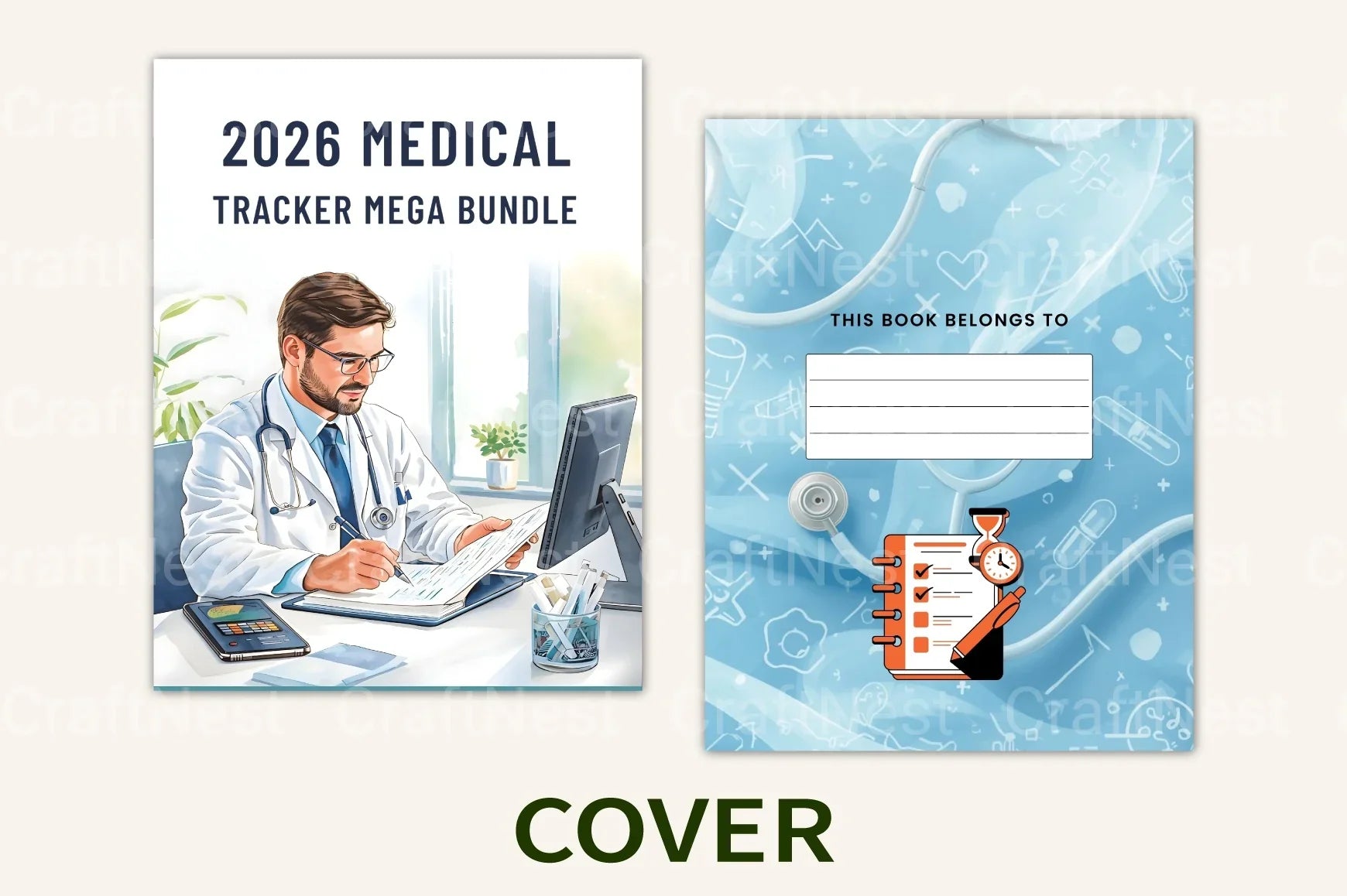Medical Tracker Mega Tool - CraftNest - Digital Crafting and Art