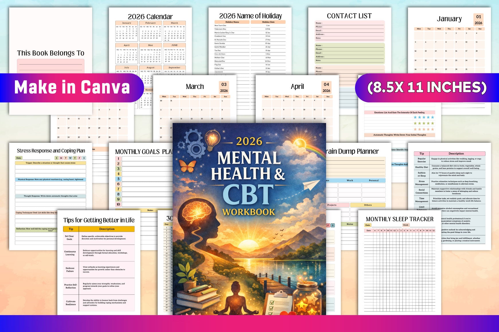 Mental Health CBT Workbook