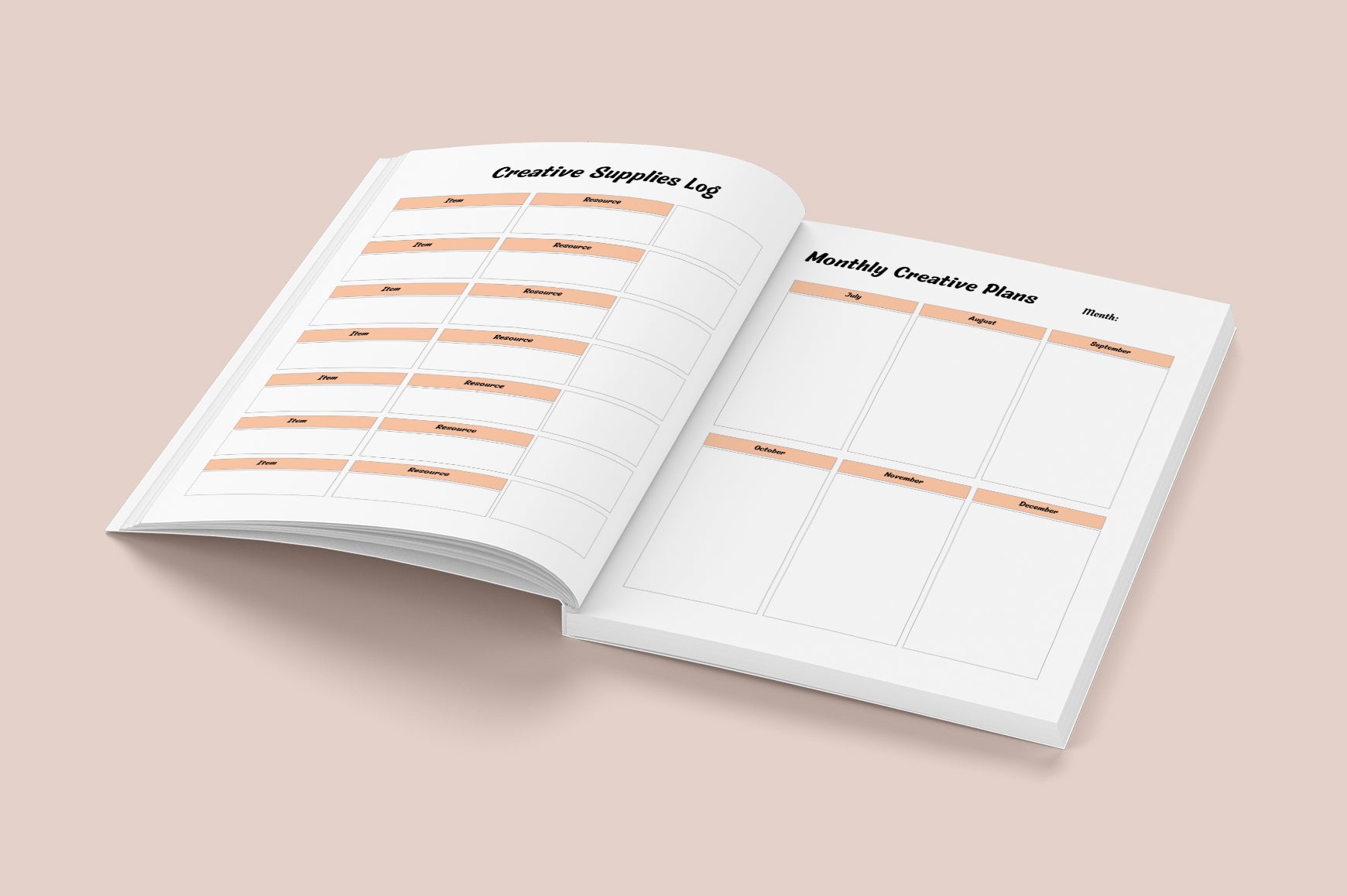 Craft Show Planning Planner