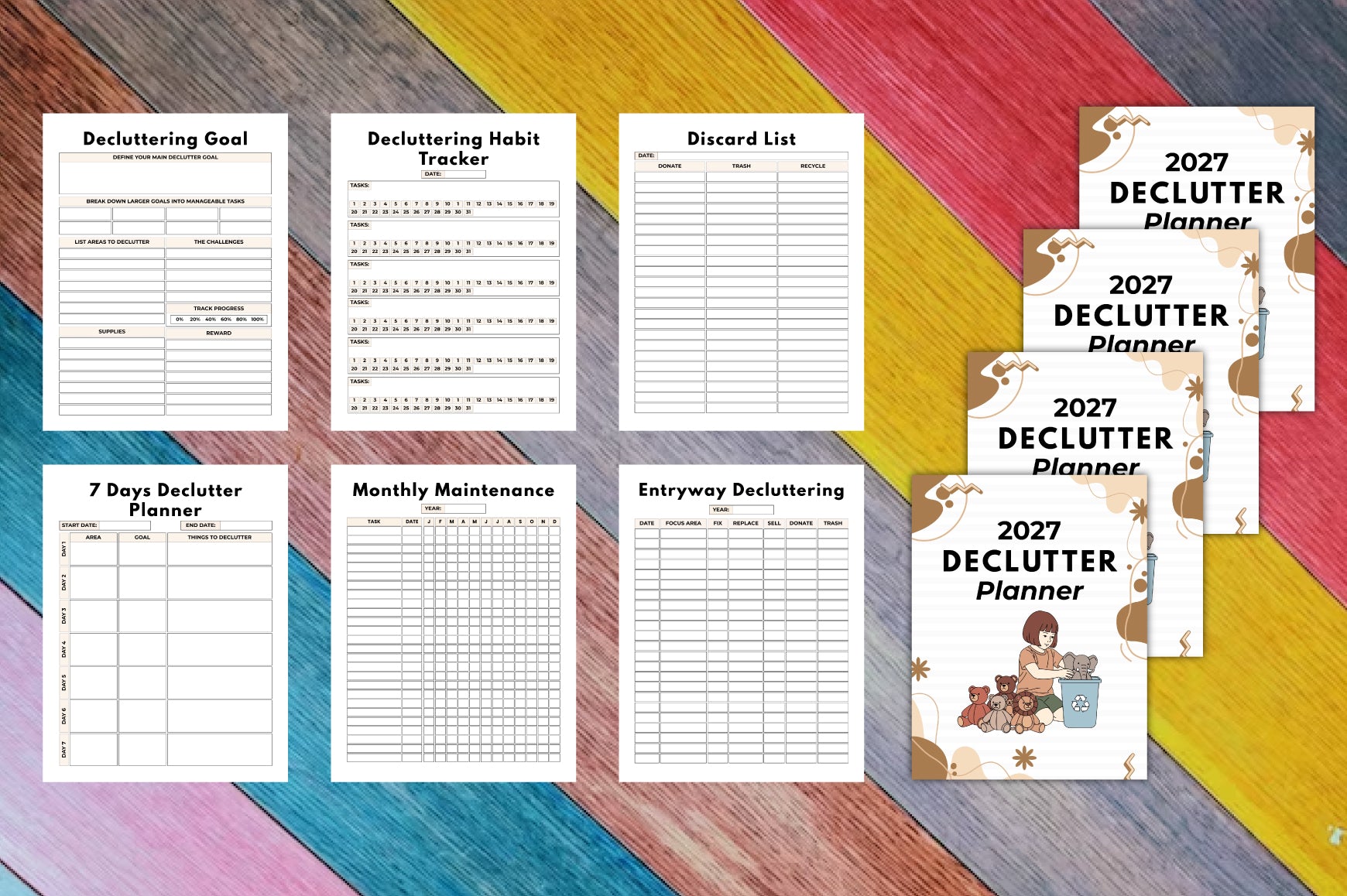 Declutter Planner for Organization