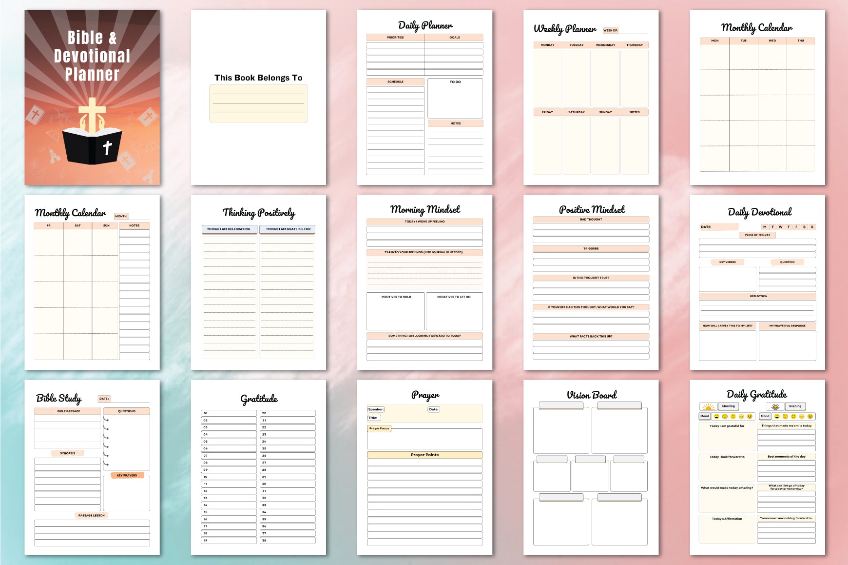 Bible Devotional Planner
