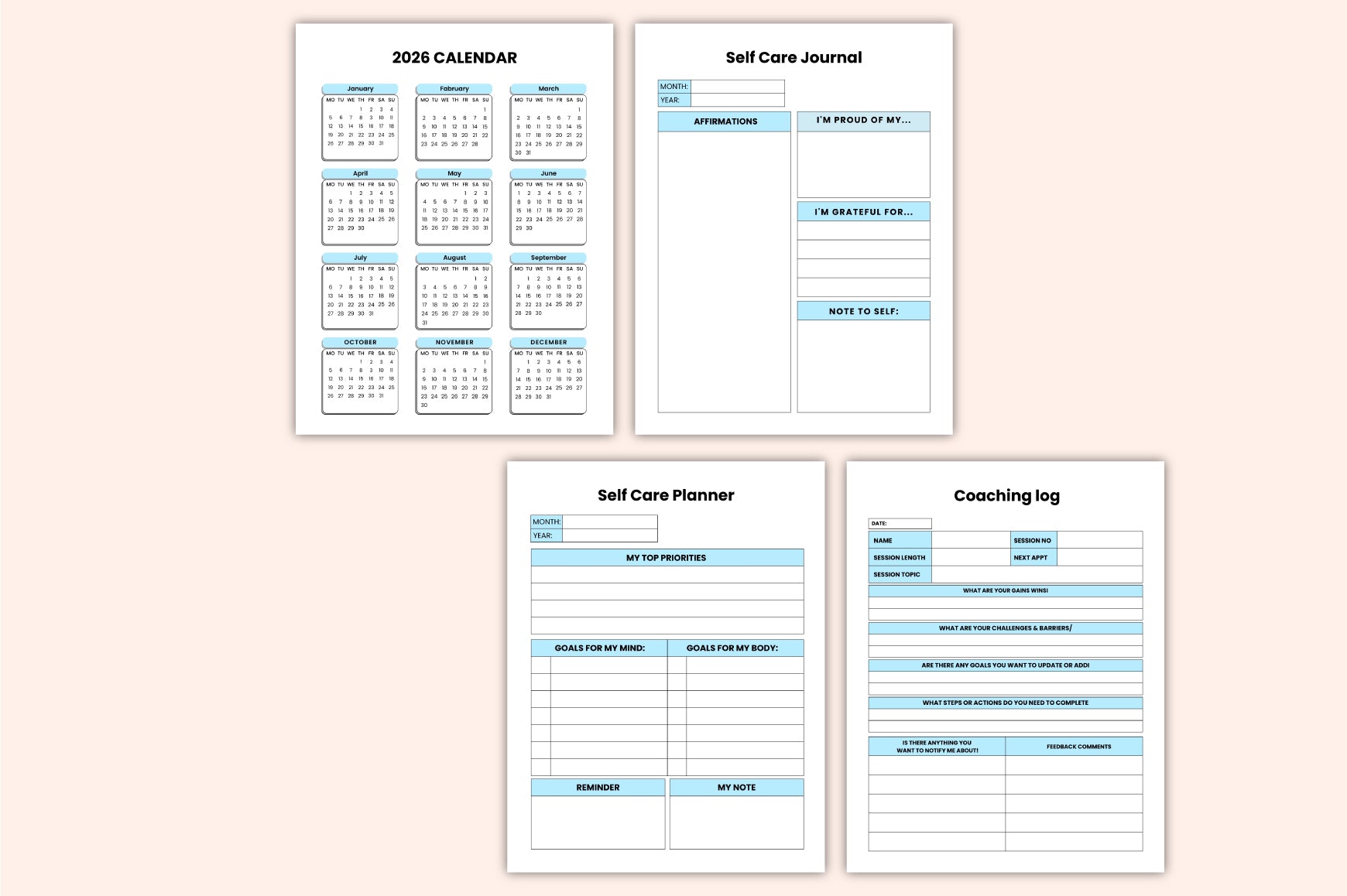 Life Transformation Coaching Journal