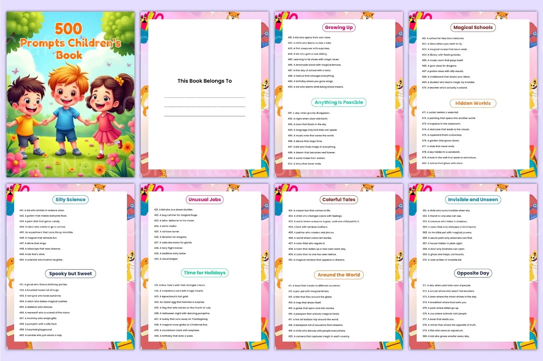 Creative Prompts for Children's Books - CraftNest - Digital Crafting and Art
