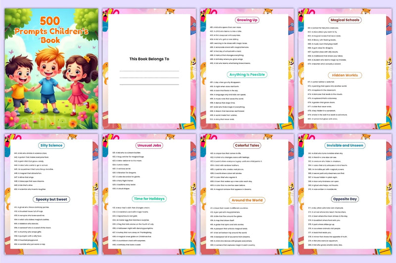 Creative Prompts for Children's Books - CraftNest - Digital Crafting and Art