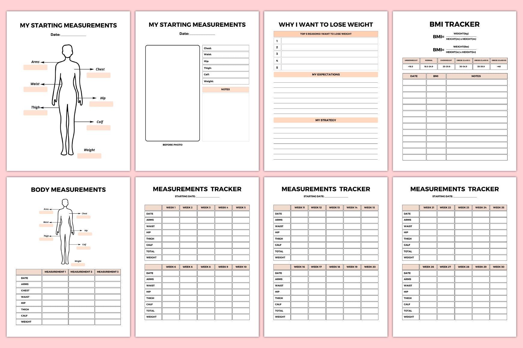 Weight Loss Planner