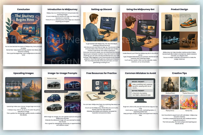 Midjourney: The Ultimate Beginner's Guide - CraftNest - Digital Crafting and Art