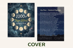 Moon Ritual Prompts Book - CraftNest - Digital Crafting and Art