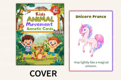 Kids Animal Movement Somatic Cards for Fun and Learning - CraftNest - Digital Crafting and Art