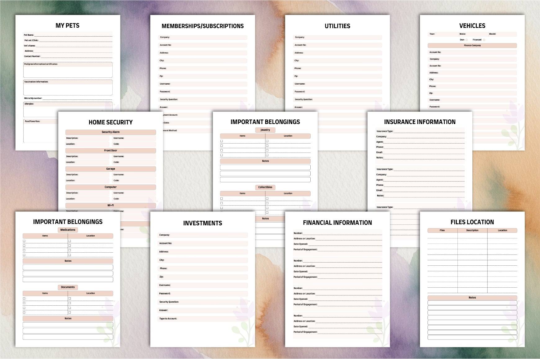 End of Life Planner