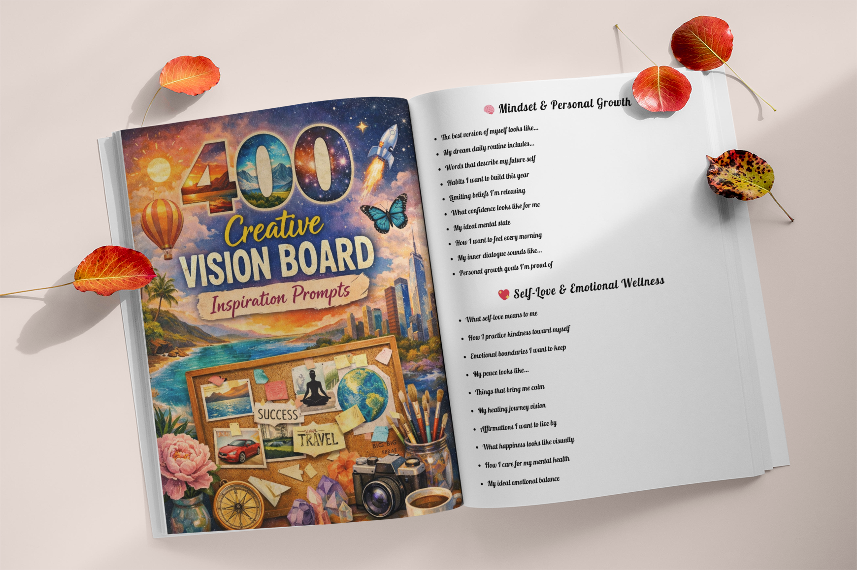 Creative Vision Board Inspiration Prompts