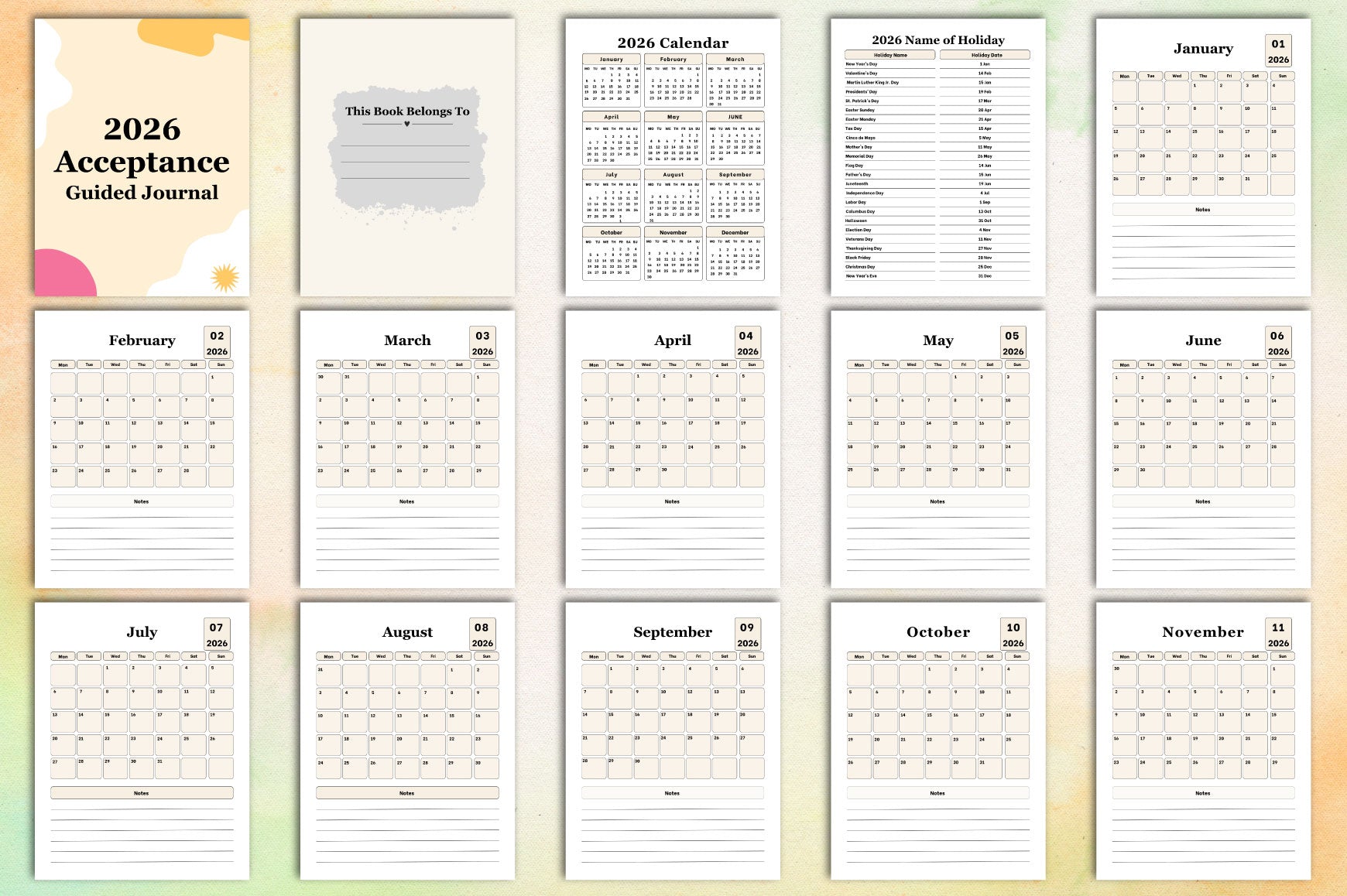 Acceptance Guided Journal for Personal Growth