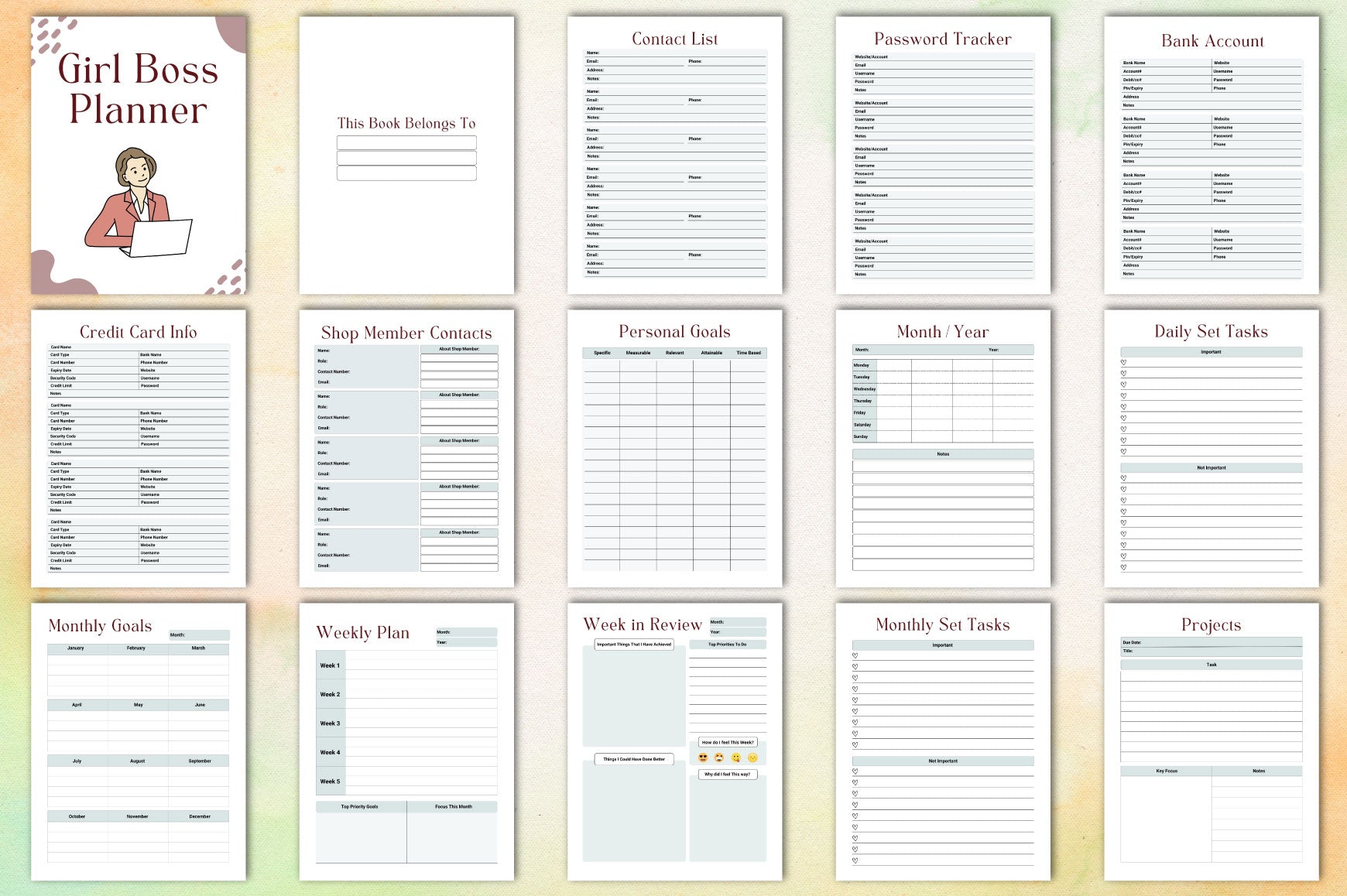 Girl Boss Planner