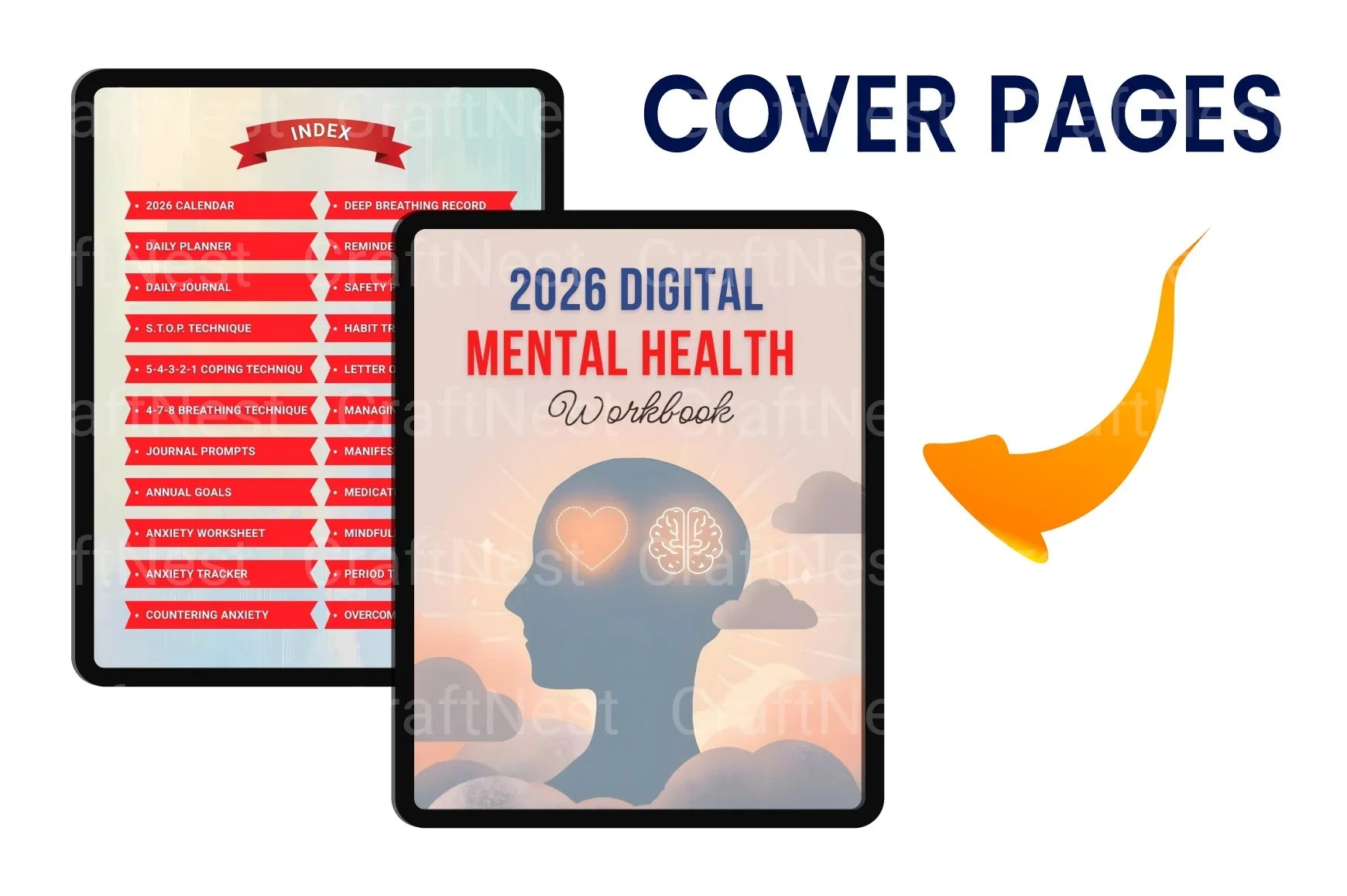 Mental Health Workbook for Personal Growth - CraftNest - Digital Crafting and Art