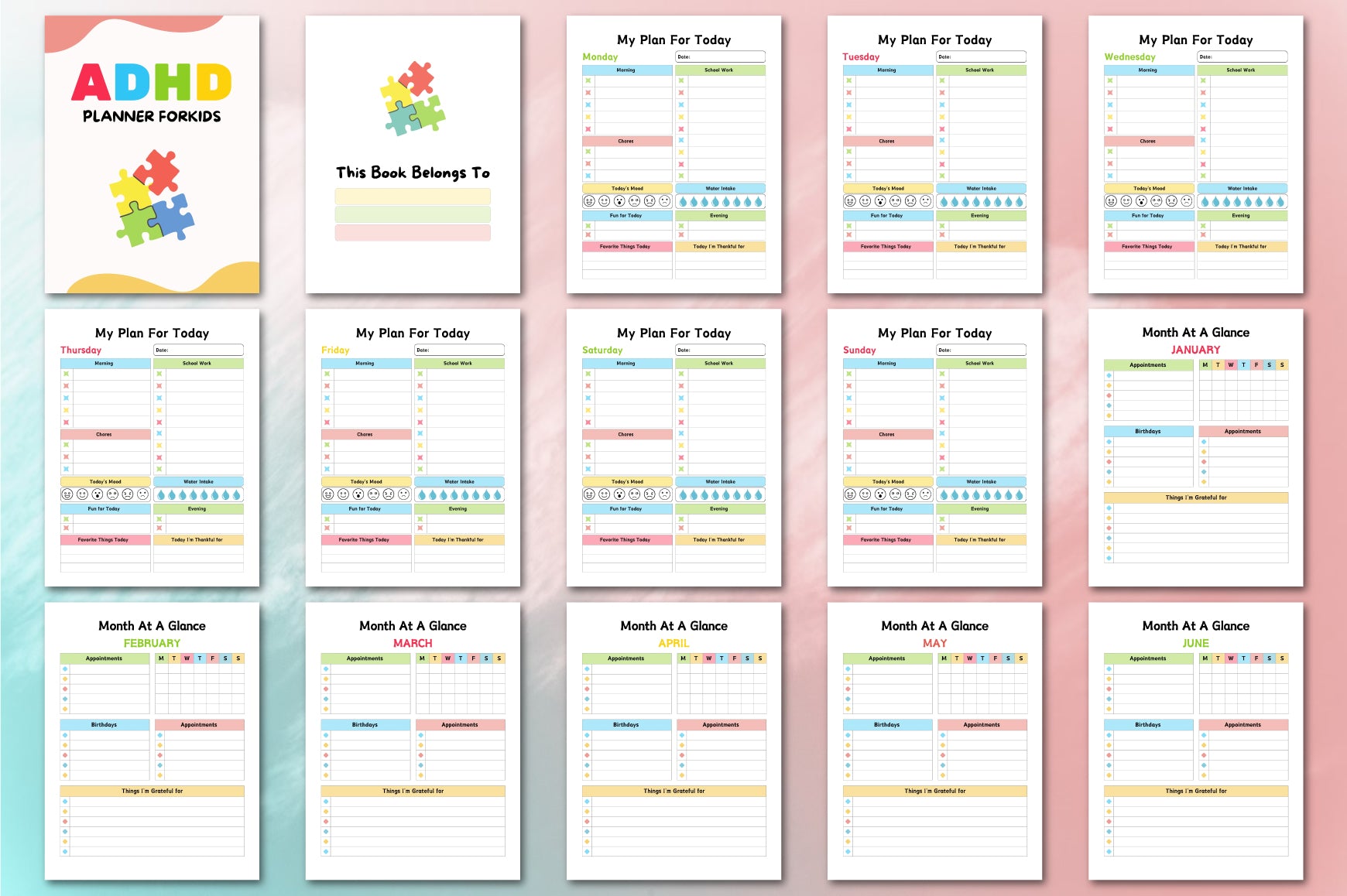 ADHD Planner for Kids