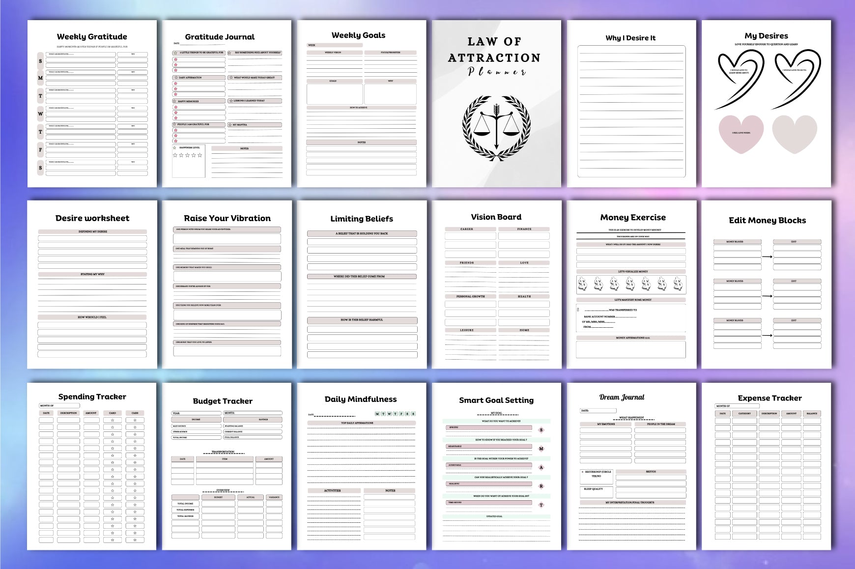 Law of Attraction Planner