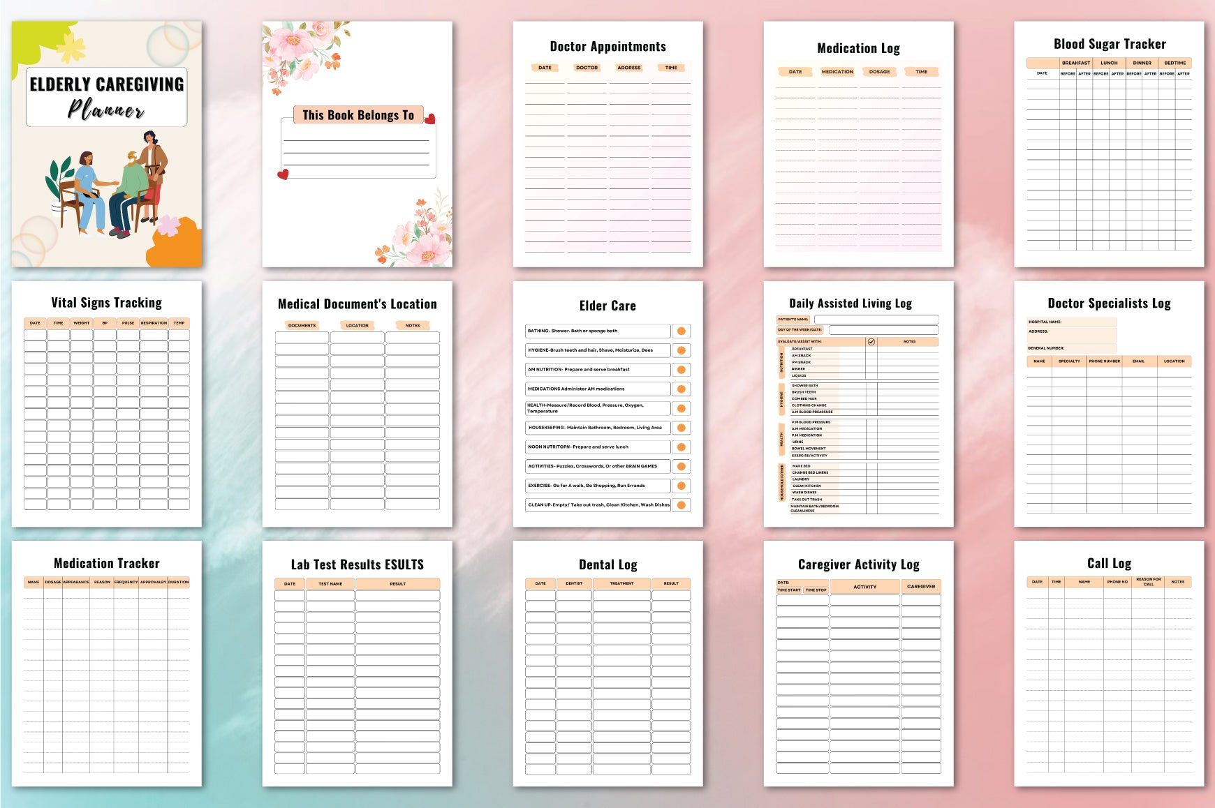 Elderly Caregiving Planner