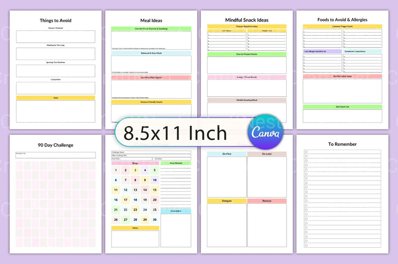 Autistic Planner for Effective Organization - CraftNest - Digital Crafting and Art