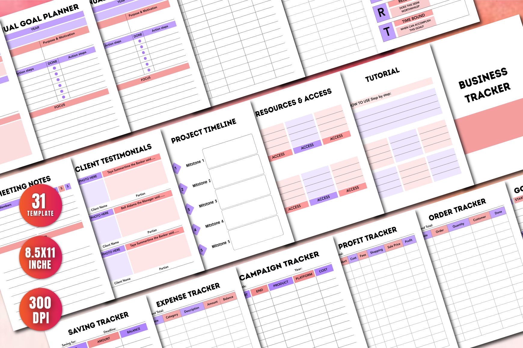 Solopreneur Freelancer Planner