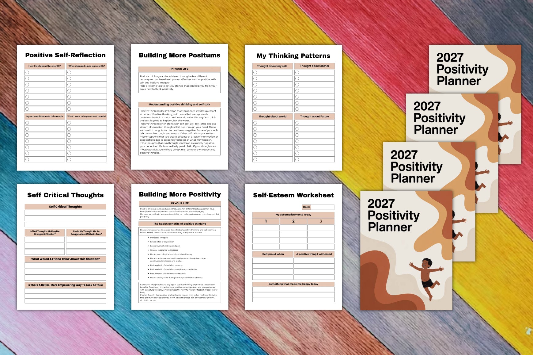 Positivity Planner for Daily Inspiration