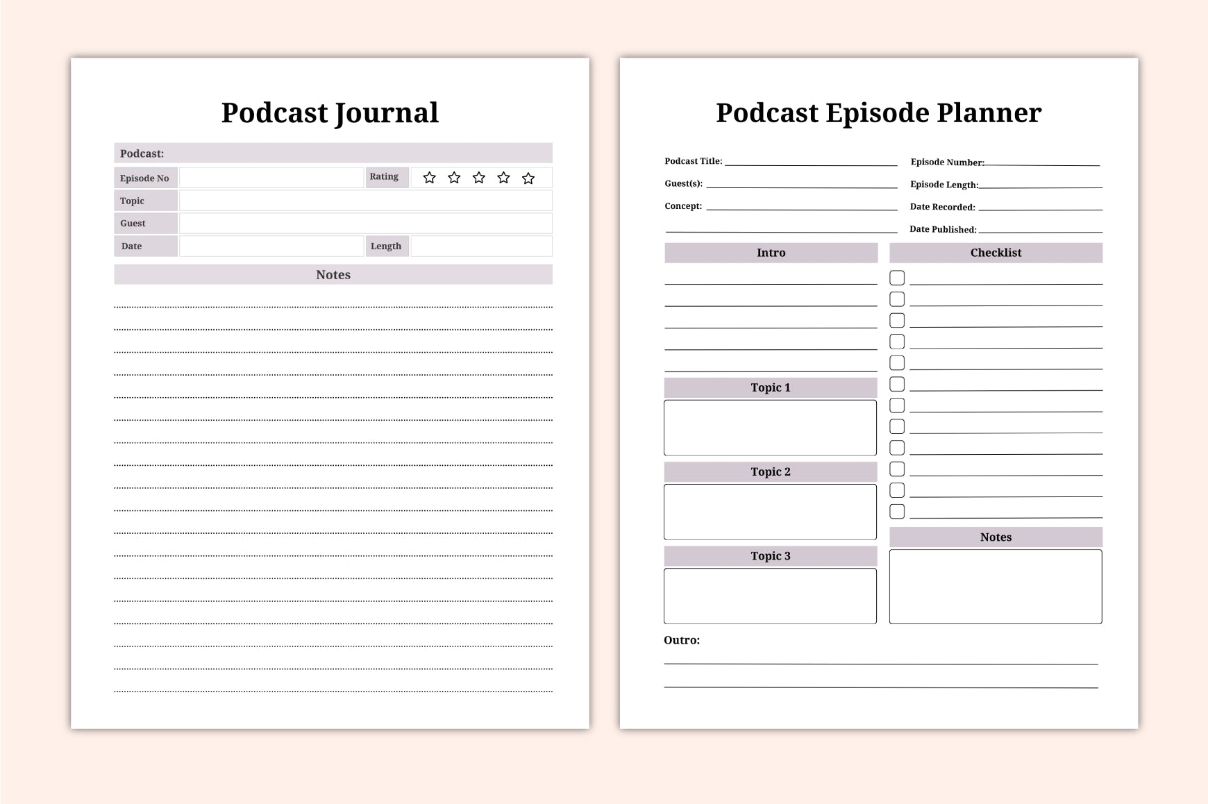 Podcast Creator Planner Guide