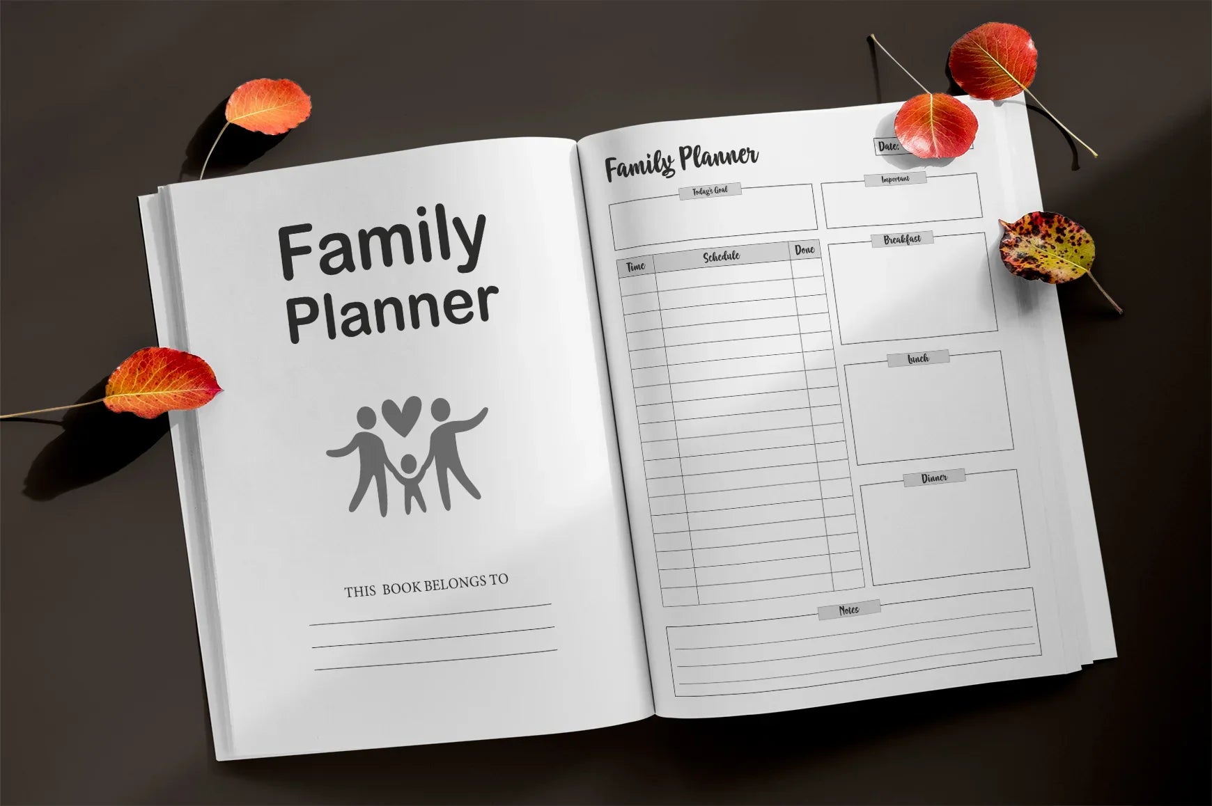 Family Planner from 100 Planner - CraftNest - Digital Crafting and Art