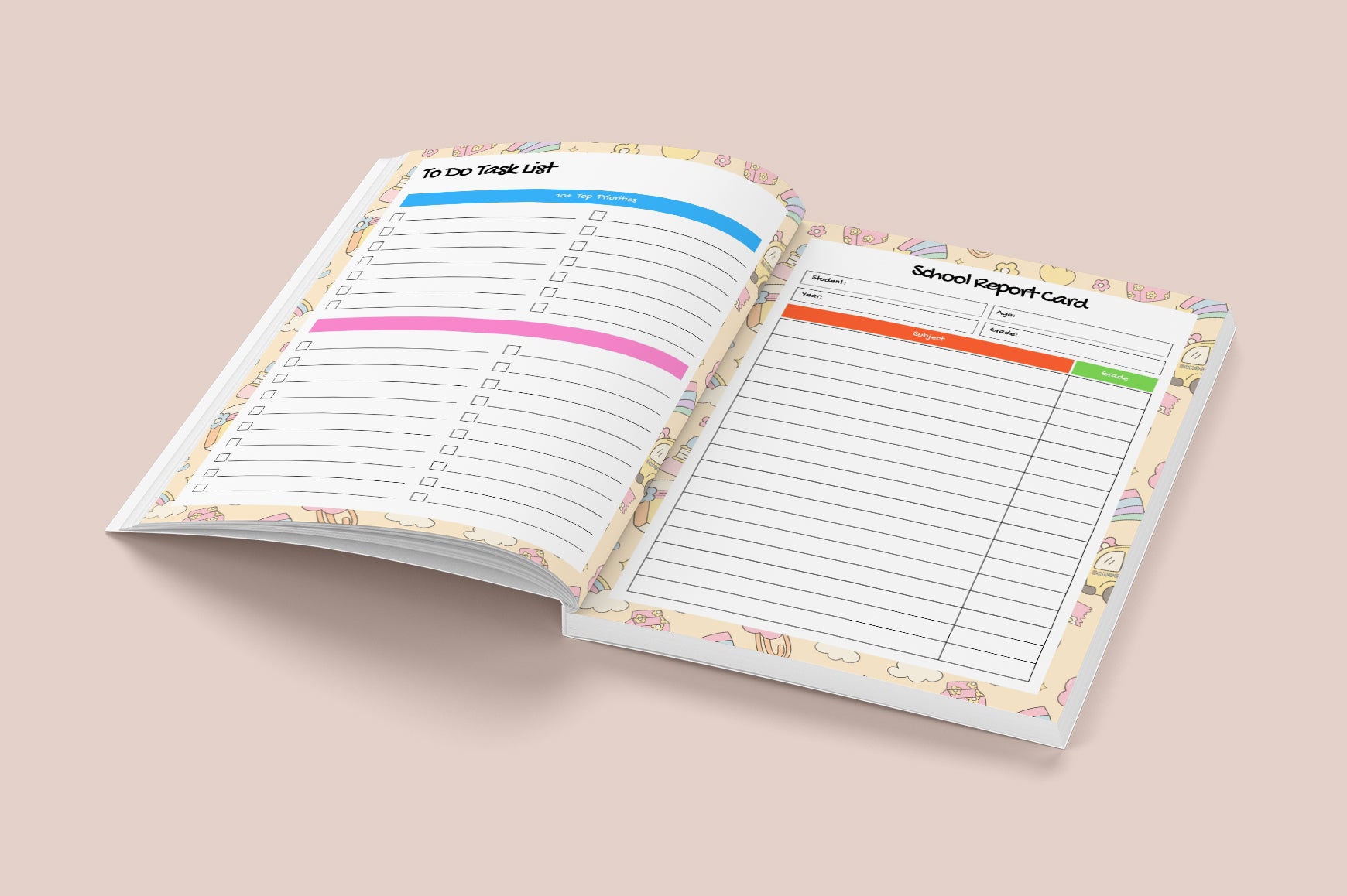 Back to School Student Planner