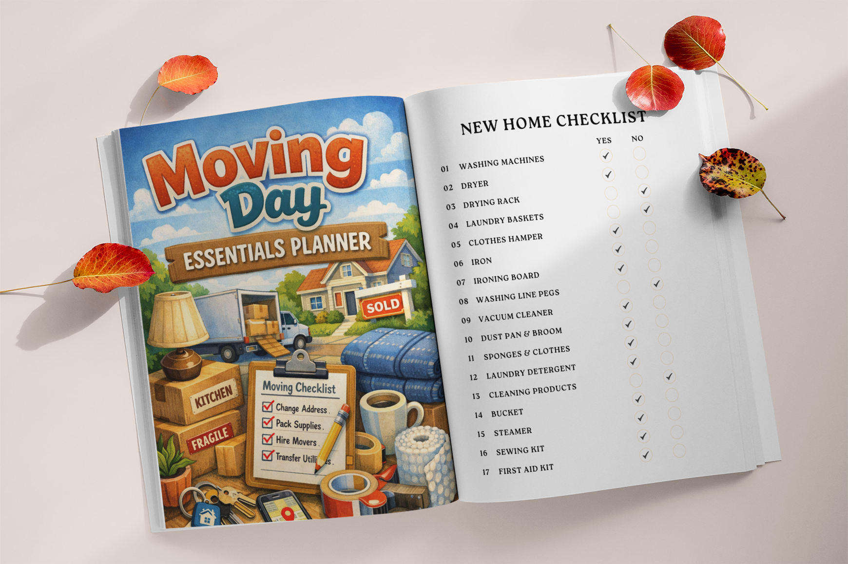 Moving Day Essentials Planner