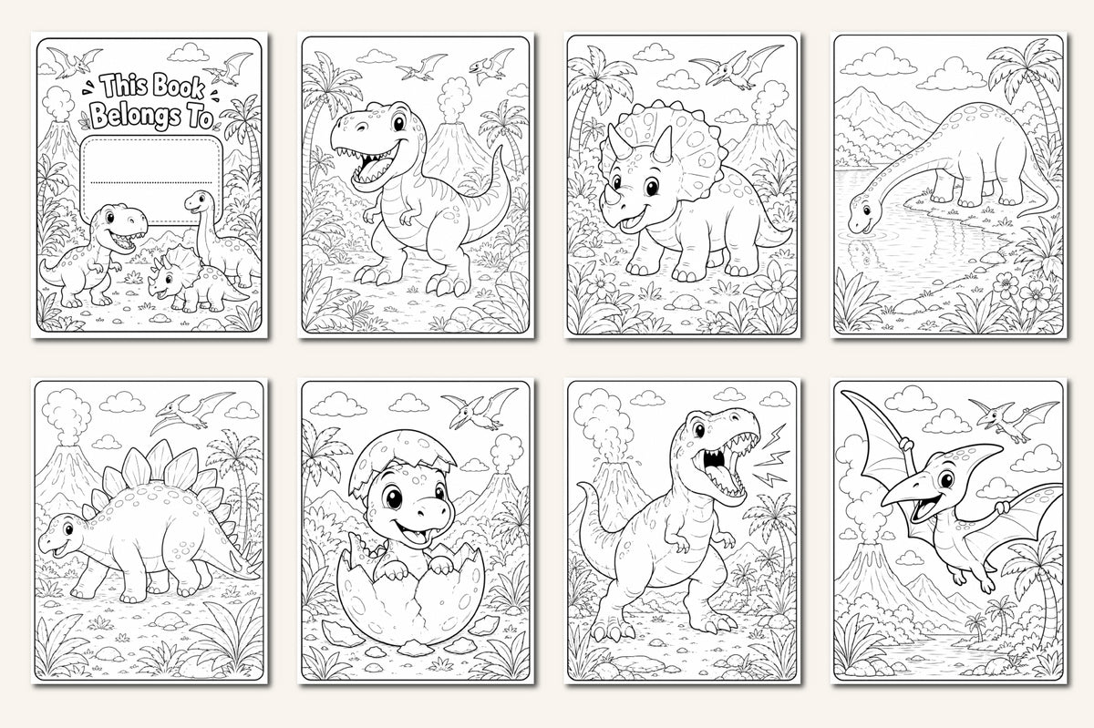 Dinosaur Coloring Adventure