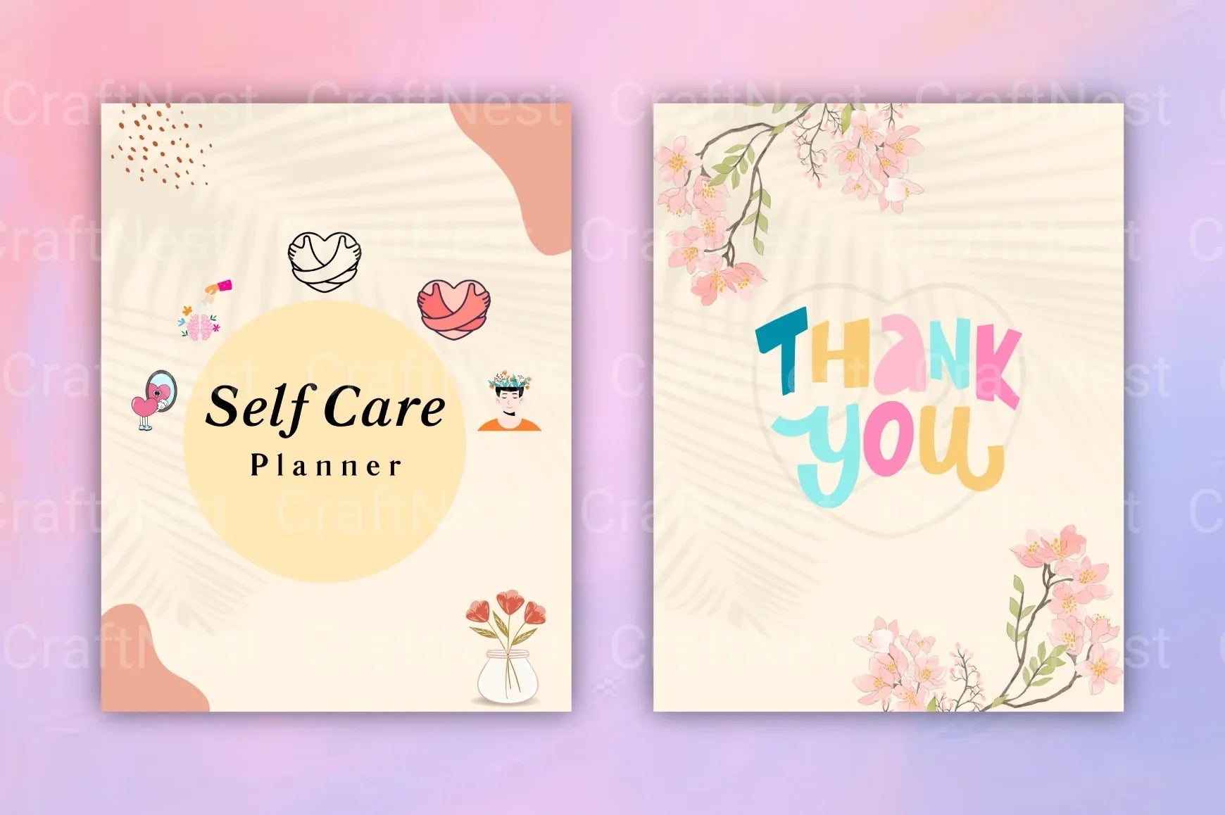 Self Care Planner: Enhance Your Wellbeing - CraftNest - Digital Crafting and Art