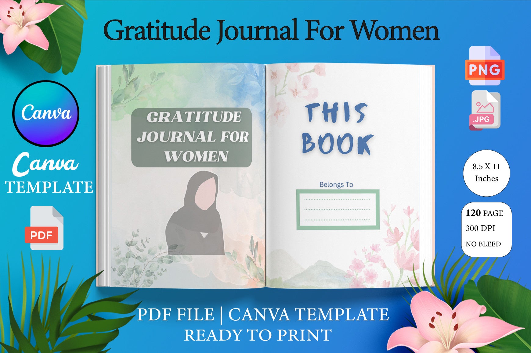 Gratitude Journal for Women