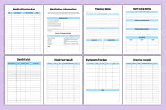 Medical Binder Organizer - CraftNest - Digital Crafting and Art
