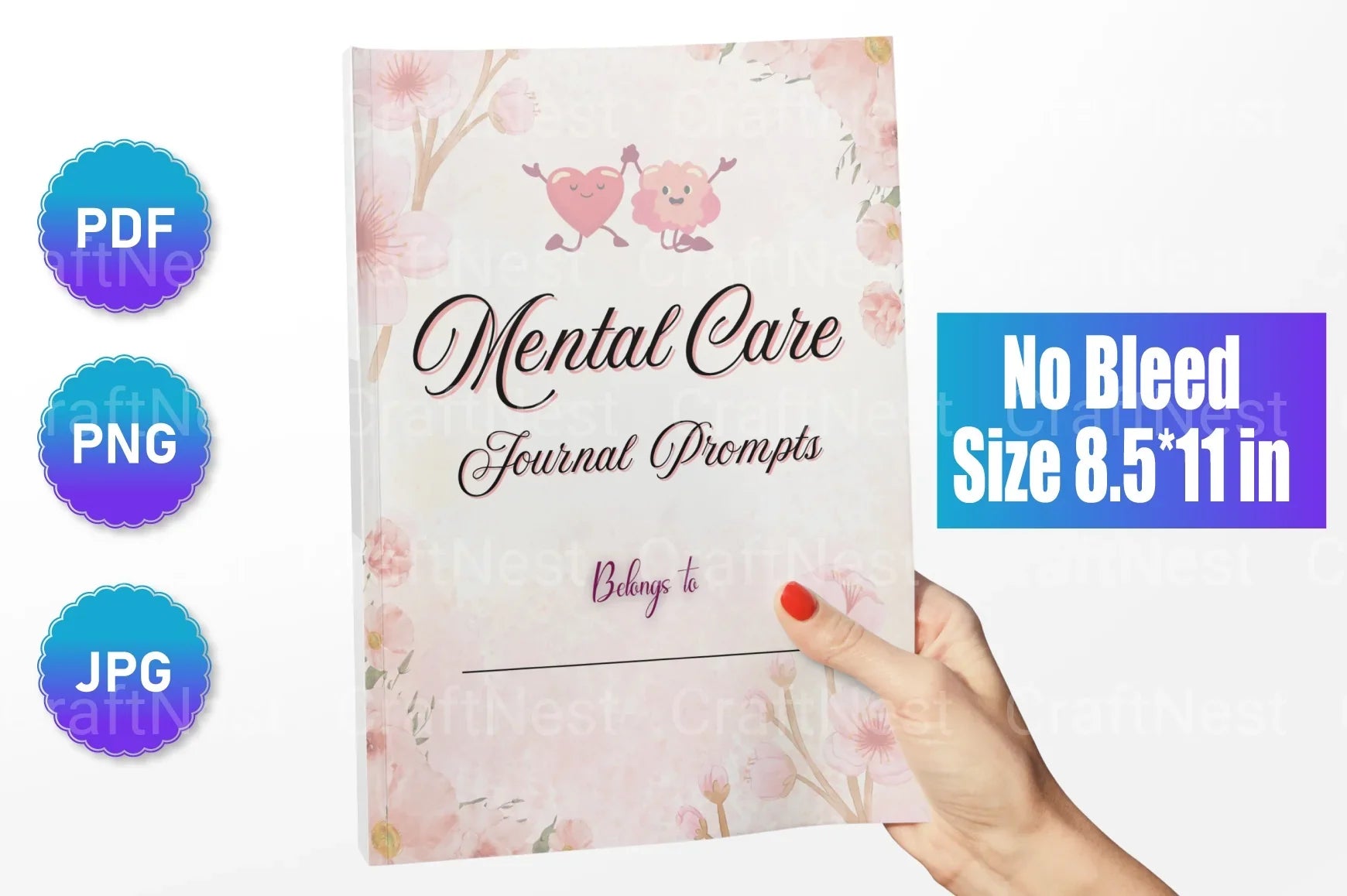 Mental Care Prompts for Wellbeing - CraftNest - Digital Crafting and Art