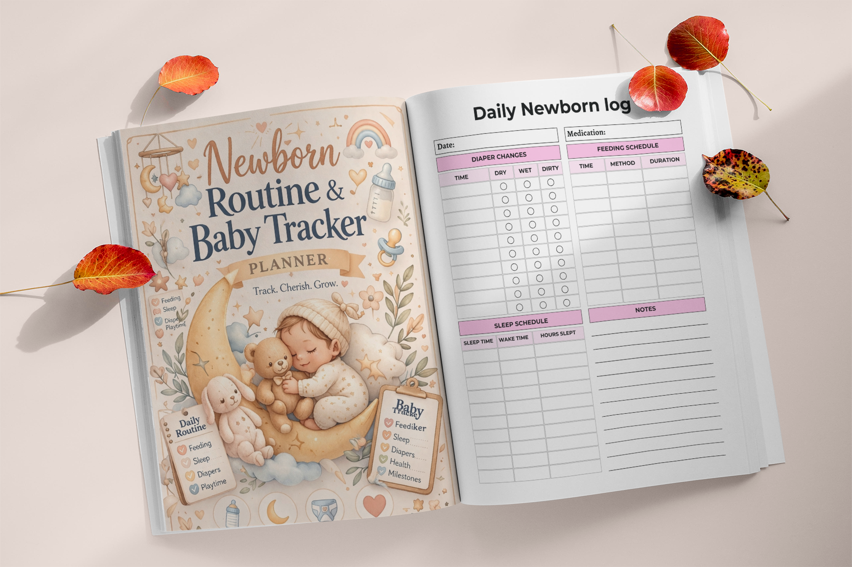 Newborn Routine Baby Planner
