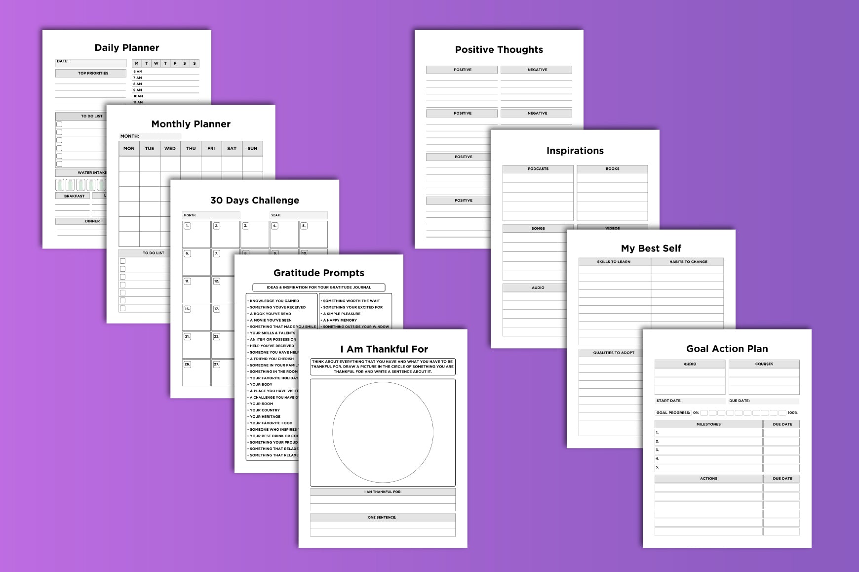 Dream Life Self Care Planner