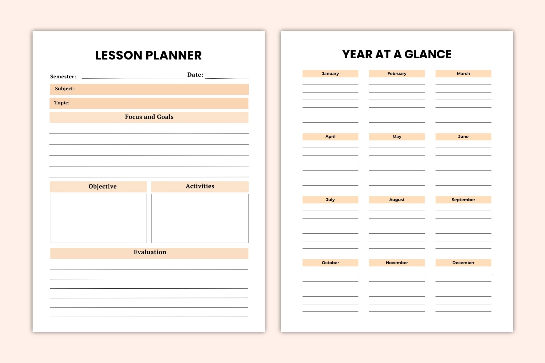 Educator Productivity Planner