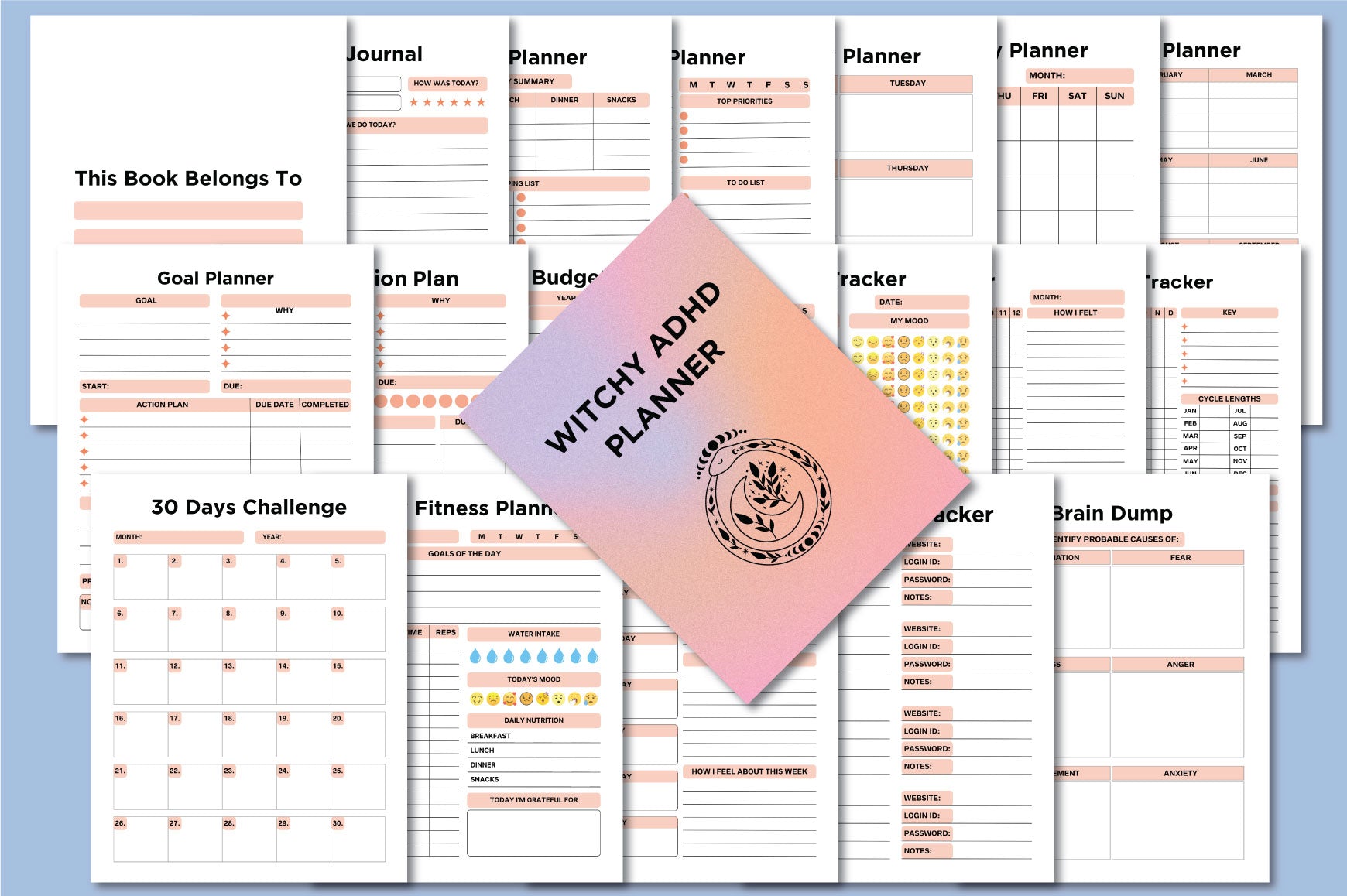 Witchy ADHD Planner