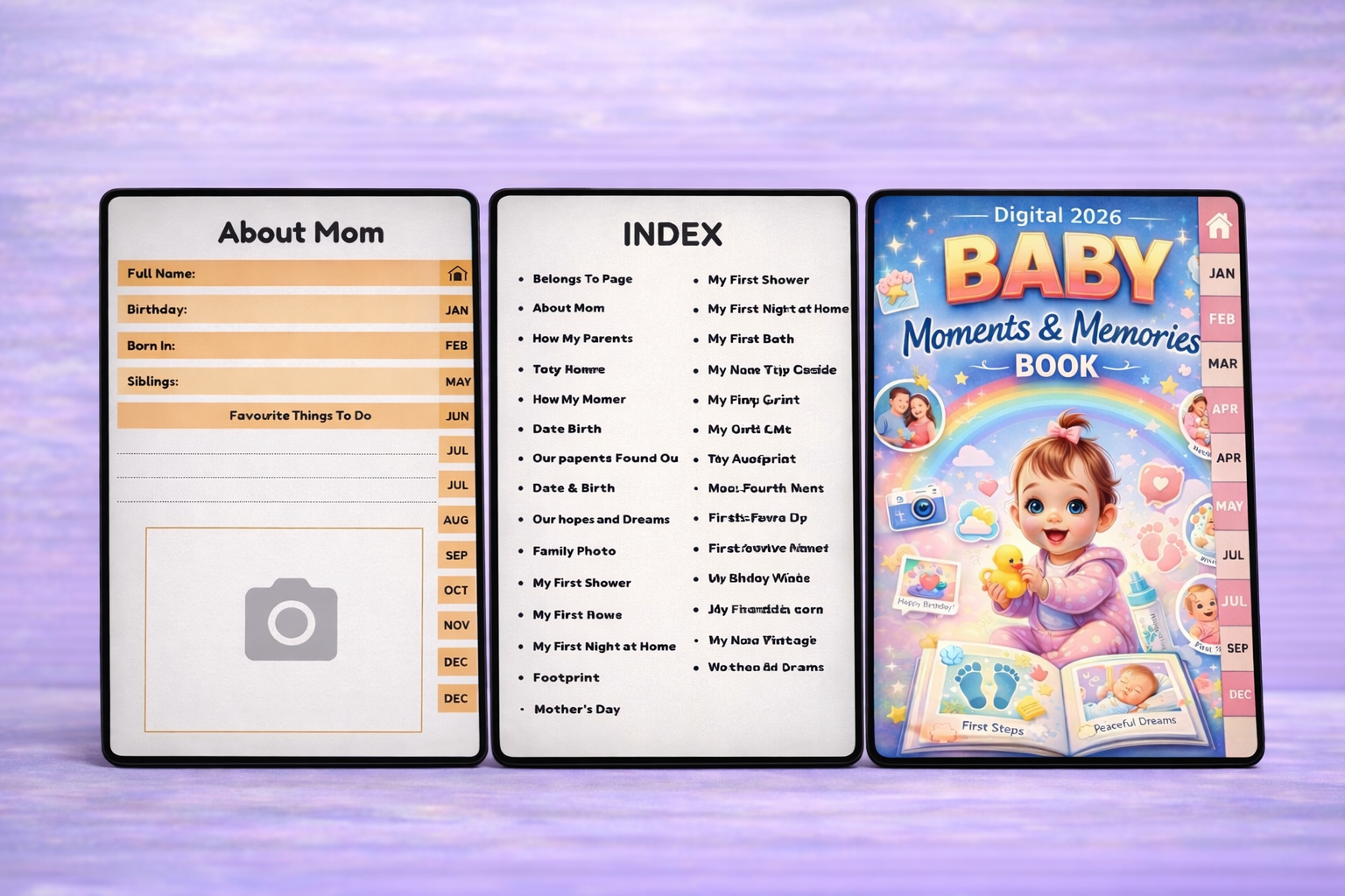 Baby Moments Memories Journal