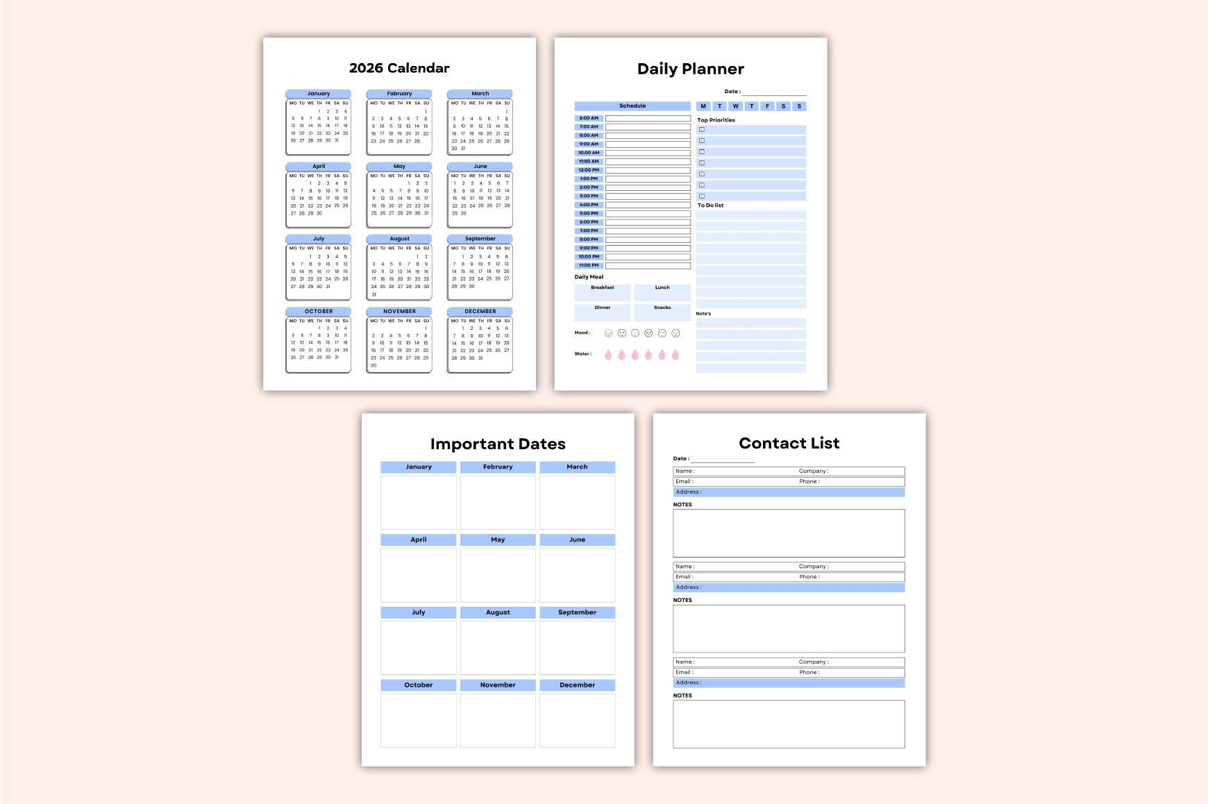 Complete Home Planning Binder Planner