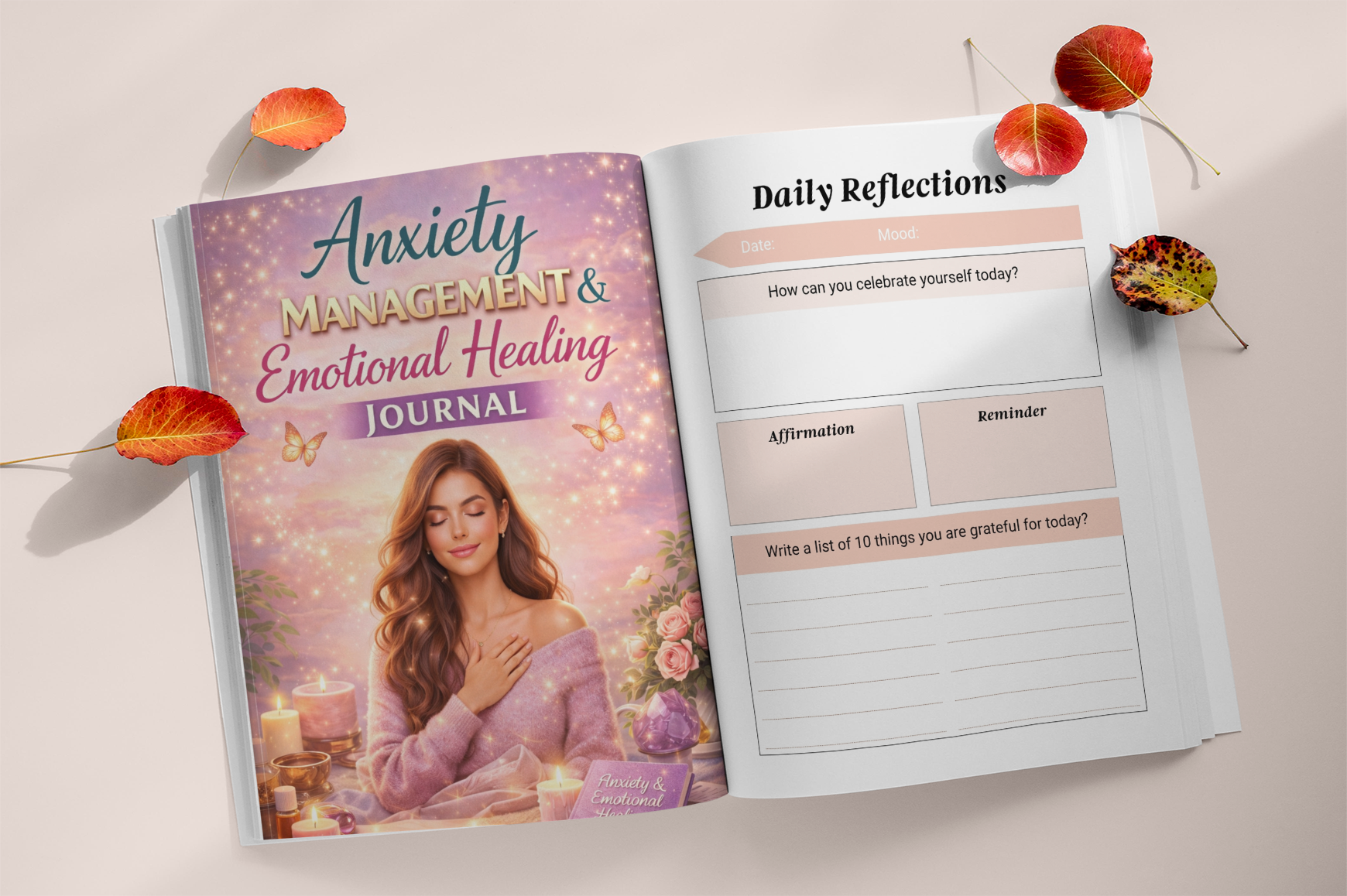 Anxiety Management Emotional Healing Journal