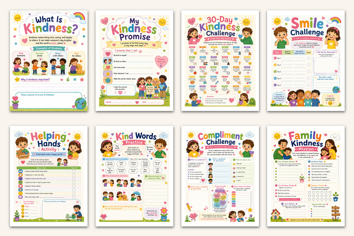 Kindness Habits Challenge Workbook