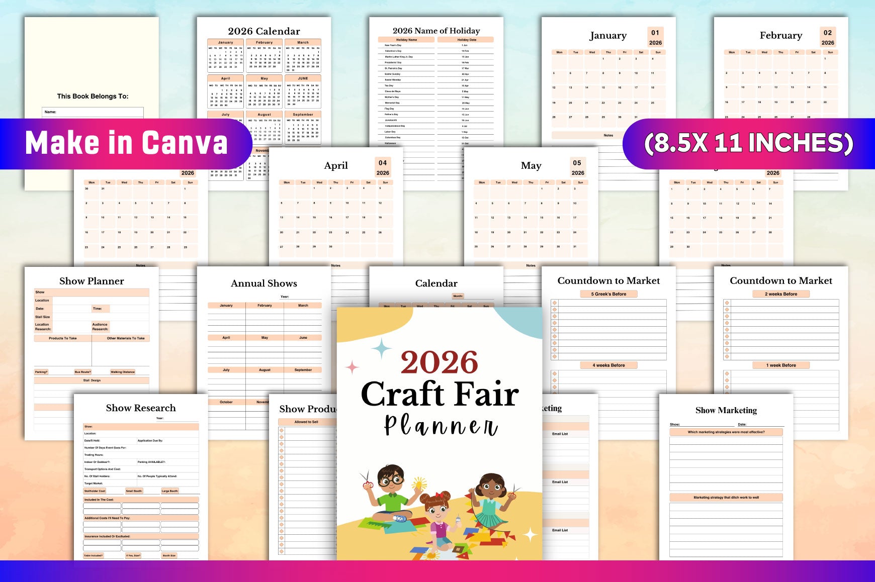 Craft Fair Planner