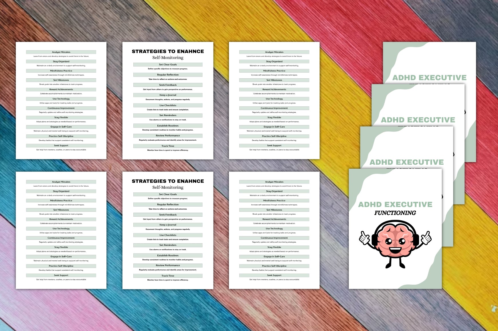 ADHD Executive Functioning Planner