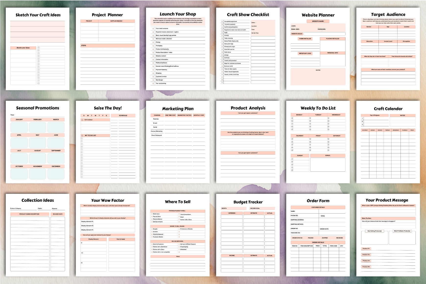 Craft Business Planner