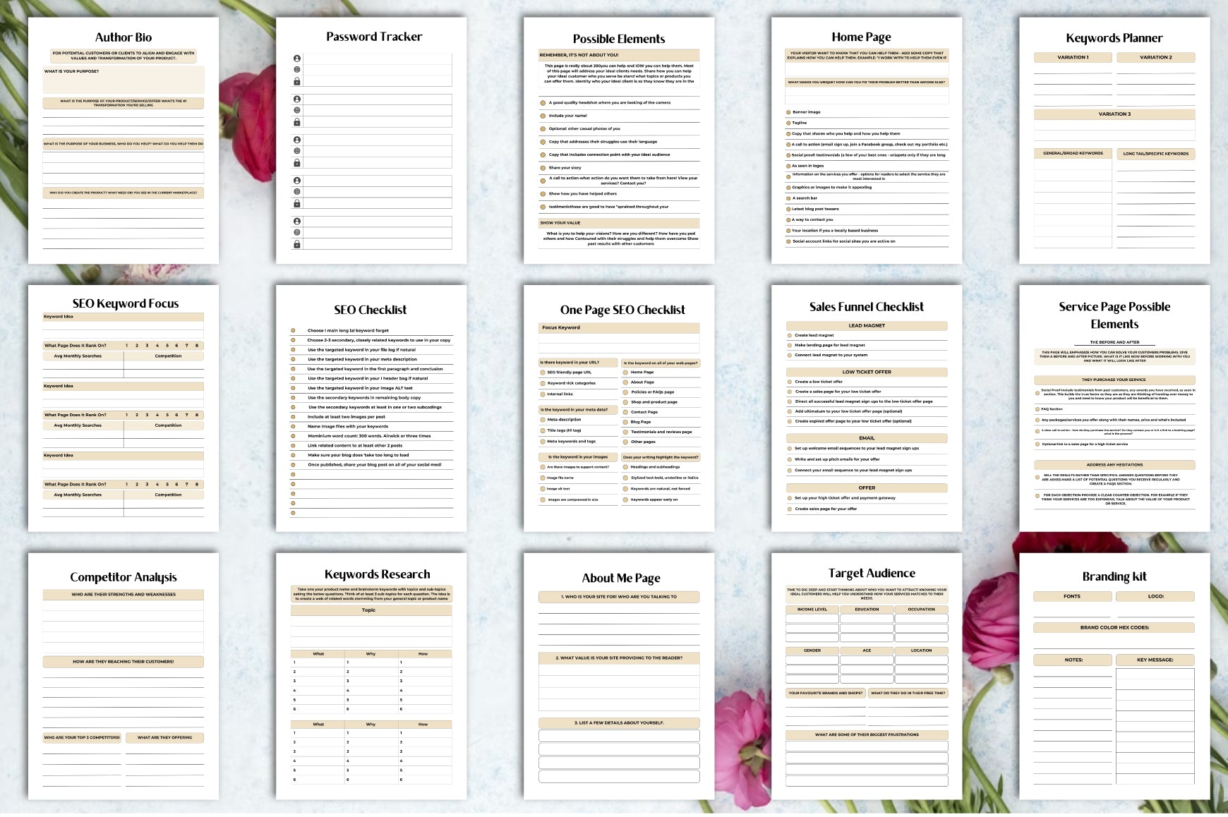 Website Planner Tool