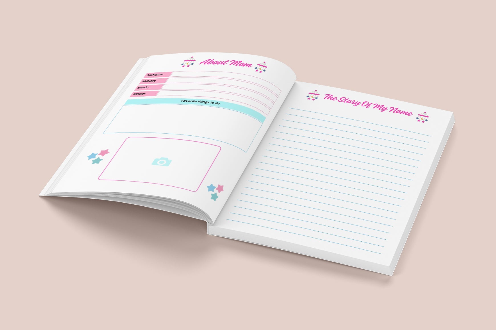 Baby Milestones Memories Planner