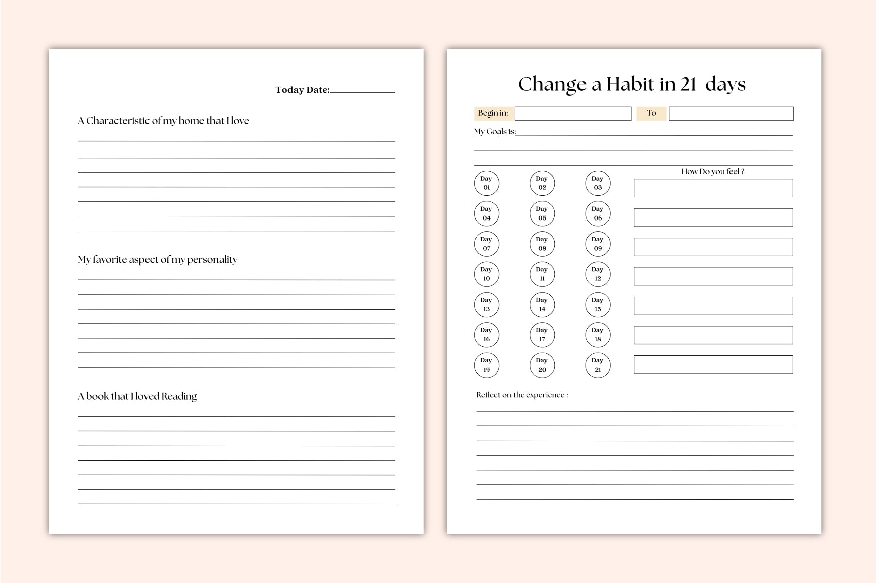 Thankfulness Prayer Journal