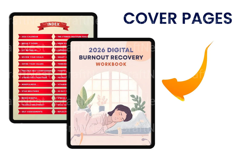 Burnout Recovery Workbook: Your Guide to Healing and Renewal - CraftNest - Digital Crafting and Art