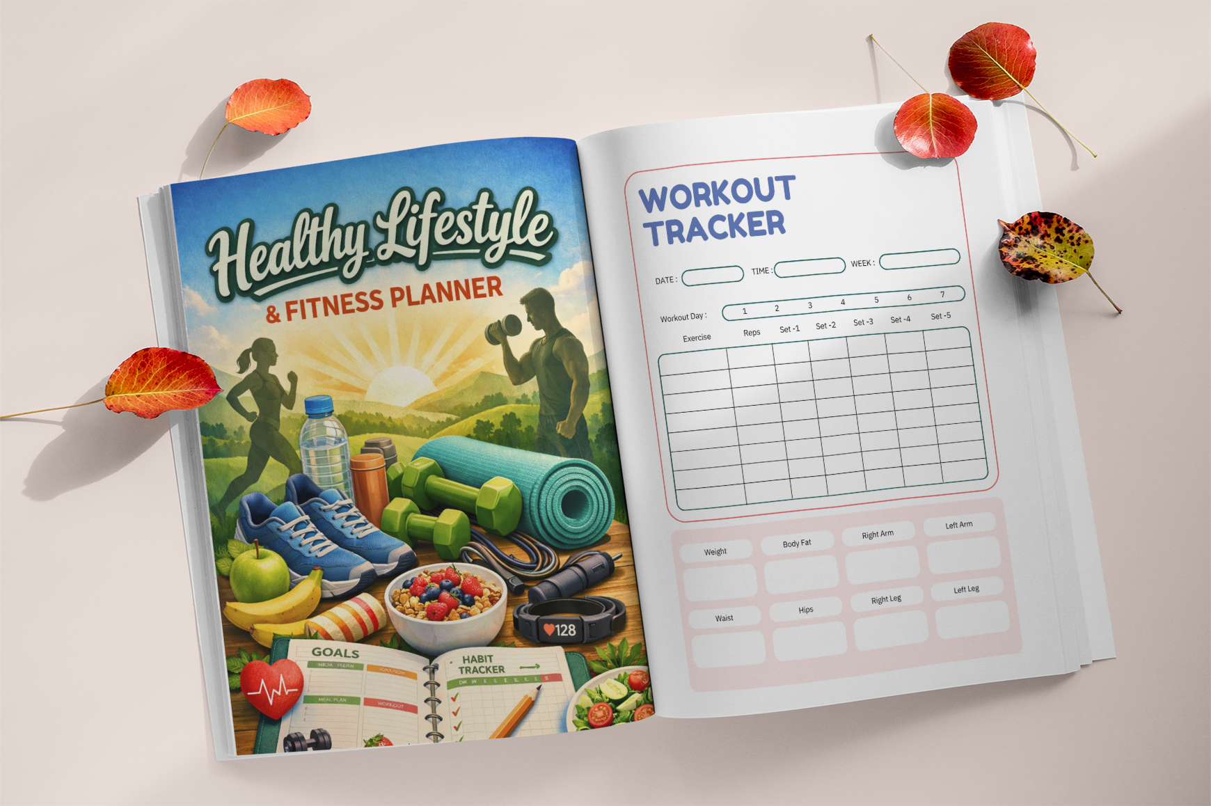 Healthy Lifestyle Fitness Planner